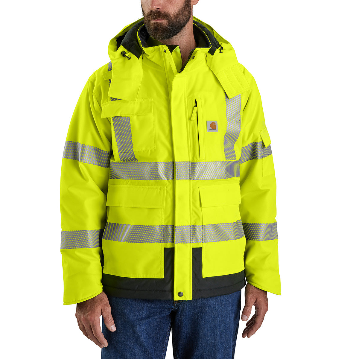 【セール‼️】Carhartt トラッカージャケット Carhartt-Men's High-Visibility Waterproof Loose Fit Heavyweight