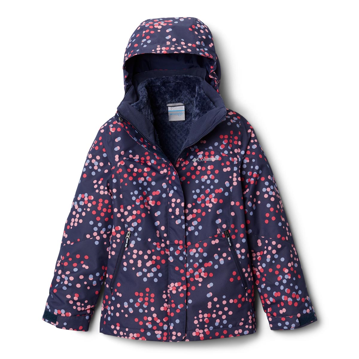 columbia girls' bugaboo ii fleece interchange jacket Columbia-Girls Bugaboo II Fleece Interchange Jacket – Getz's Inc