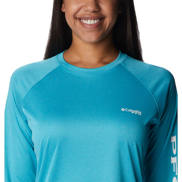 Columbia 1831861 Women's Tidal Tee Heather Long Sleeve