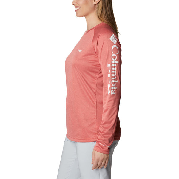 Columbia 1831861 Women's Tidal Tee Heather Long Sleeve