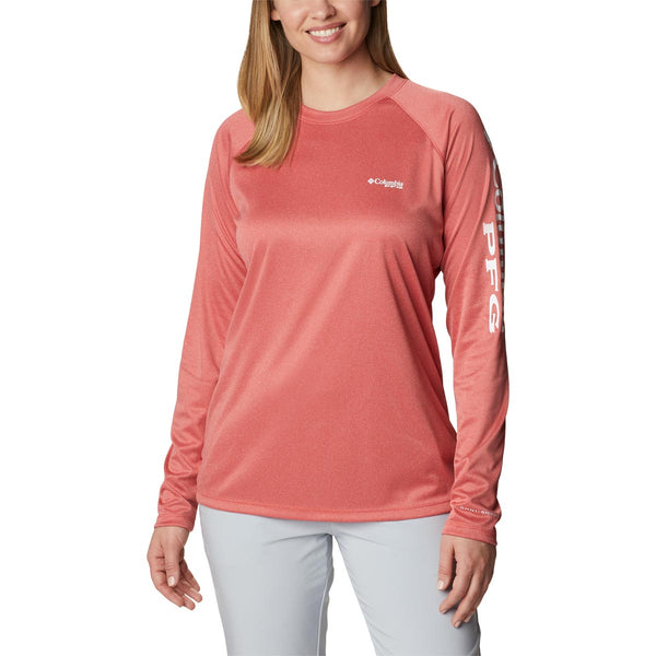 Columbia 1831861 Women's Tidal Tee Heather Long Sleeve