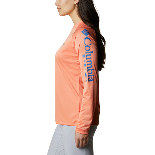 Columbia 1831861 Women's Tidal Tee Heather Long Sleeve