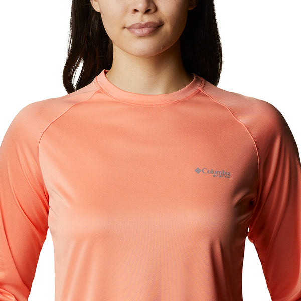 Columbia 1831861 Women's Tidal Tee Heather Long Sleeve