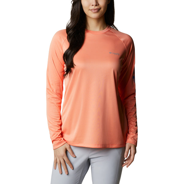 Columbia 1831861 Women's Tidal Tee Heather Long Sleeve