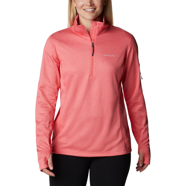 Columbia 1959701 Women's Park View Grid Fleece Half Zip