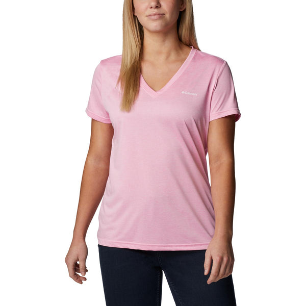 Columbia 1991561 Women's Hike Short Sleeve Vee