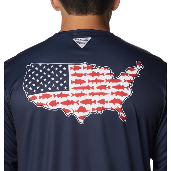 Columbia 2012341 Men's Terminal Tackle PFG Statetriot Long Sleeve