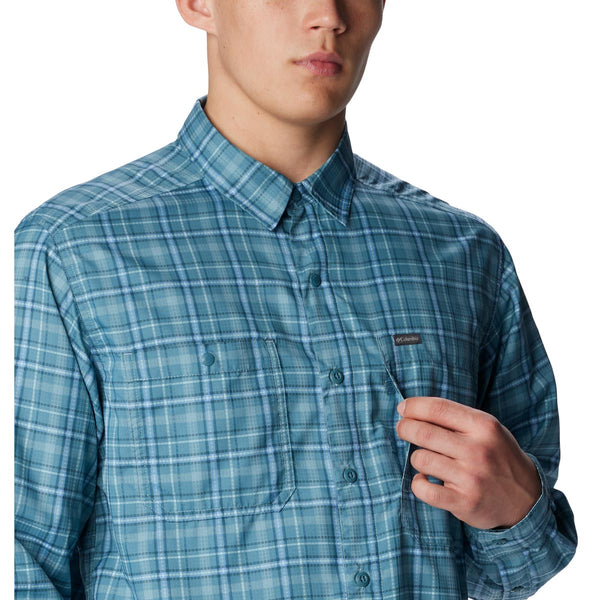 Columbia 2012941 Men's Silver Ridge Utility Lite Plaid Long Sleeve