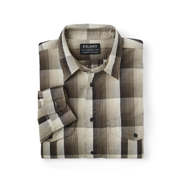 Filson 20189133 Men's Washed Feather Cloth Shirt