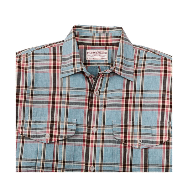 Filson 20189133 Men's Washed Feather Cloth Shirt