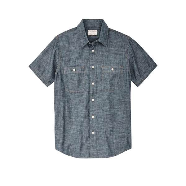 Filson 20248774 Men's Short Sleeve Chambray Shirt