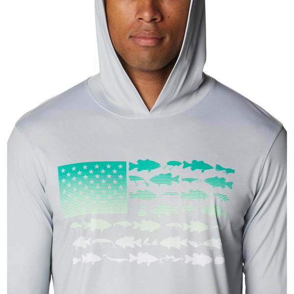 Columbia 2033191 Men's Terminal Tackle PFG Fish Flag Hoodie