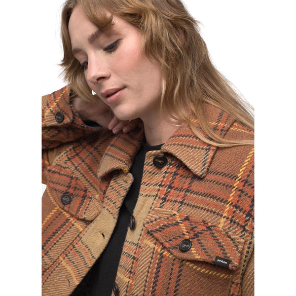 prAna 2045971 Women's Lower Falls Flannel Jacket