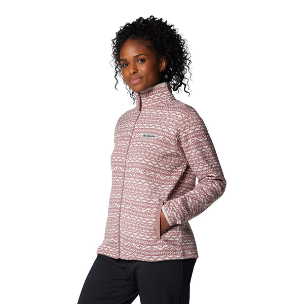 Columbia 2085461 Women's Sweater Weather Print Full Zip