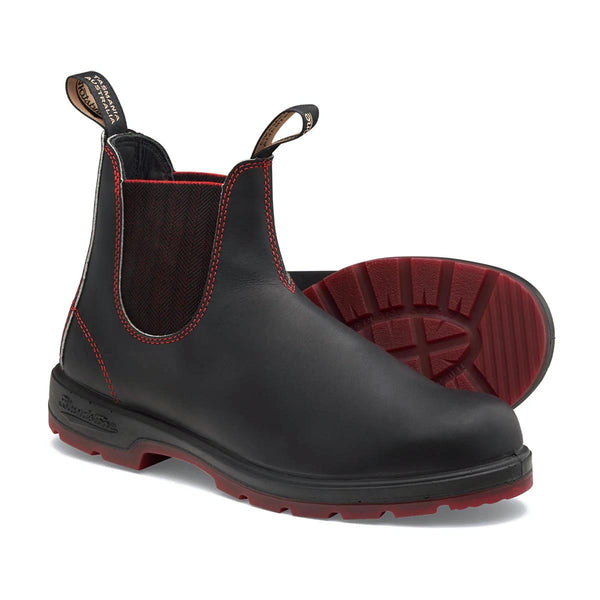 Blundstone 2342 Classic Chelsea Boots - Black/Red