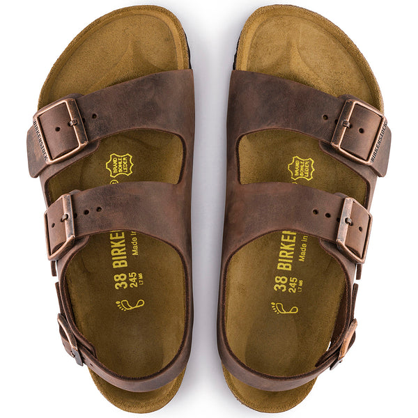 Birkenstock 34871 Milano Habana Oiled Leather