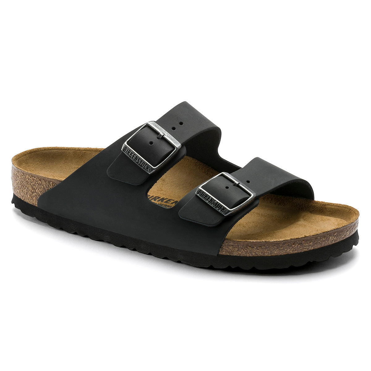 Birkenstock-Arizona Black Oiled Leather – Getz's Inc.