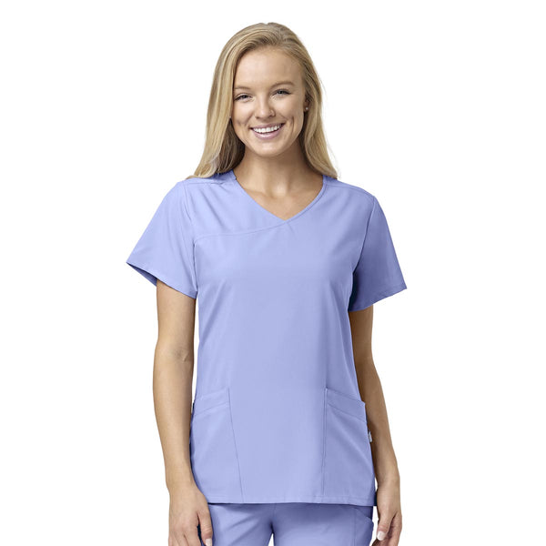 Wink Scrubs 6755 Women's Y-Neck Wrap Top