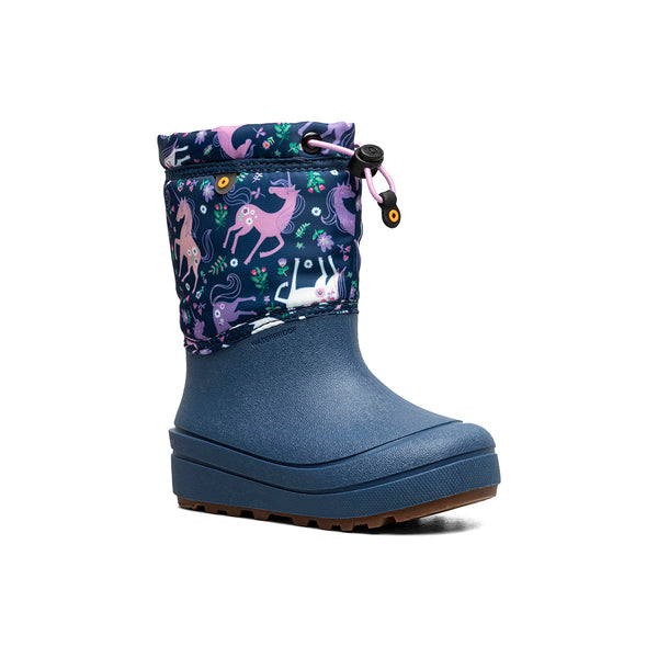 Bogs 73221 Kids' Snow Shell Boot - Unicorn Meadow