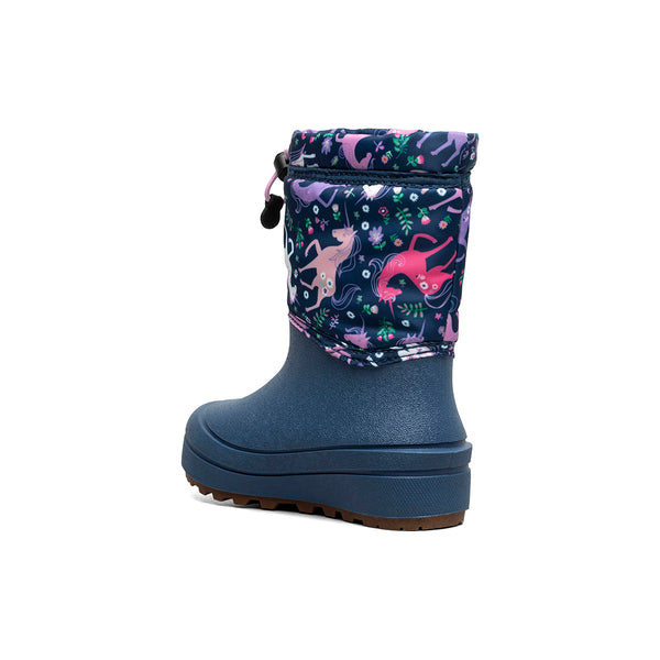 Bogs 73221 Kids' Snow Shell Boot - Unicorn Meadow