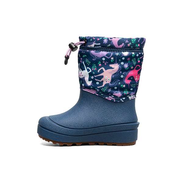 Bogs 73221 Kids' Snow Shell Boot - Unicorn Meadow