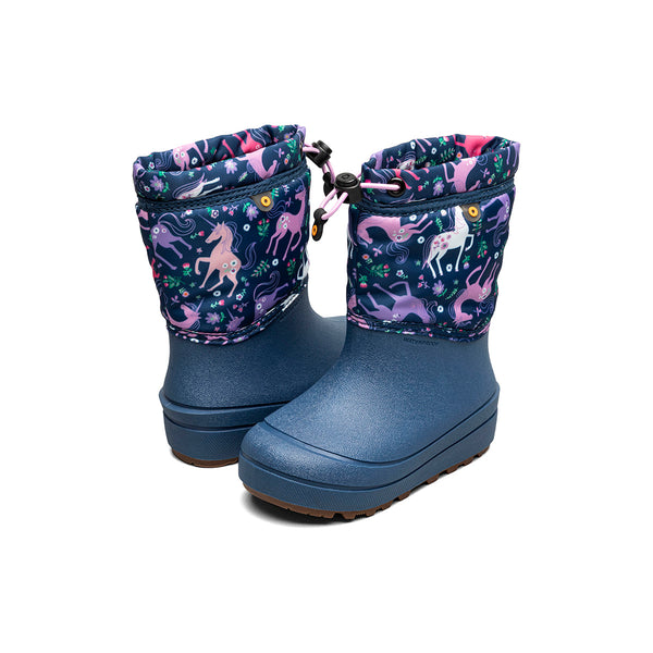 Bogs 73221 Kids' Snow Shell Boot - Unicorn Meadow