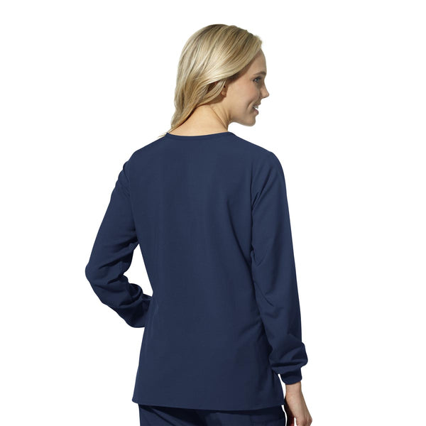 Wink Scrubs 8155X Unisex Crew Neck Warm Up Jacket - Extended Sizes