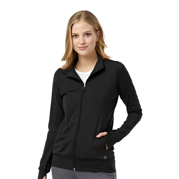 Wink Scrubs 8199X-C Women's Moto Scrub Jacket - Extended Sizes - Past Season