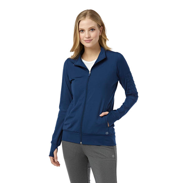 Wink Scrubs 8199X-C Women's Moto Scrub Jacket - Extended Sizes - Past Season