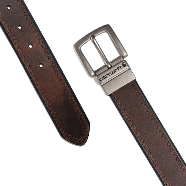 Carhartt Belts, Suspenders and Wallets A0005500 Oil Finish Leather Reversible Belt