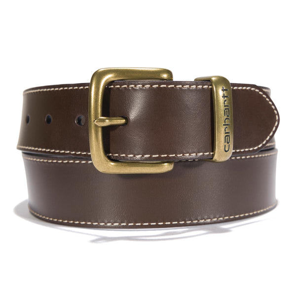 Carhartt Belts, Suspenders and Wallets A0005511 Barnished Leather Box Buckle Belt