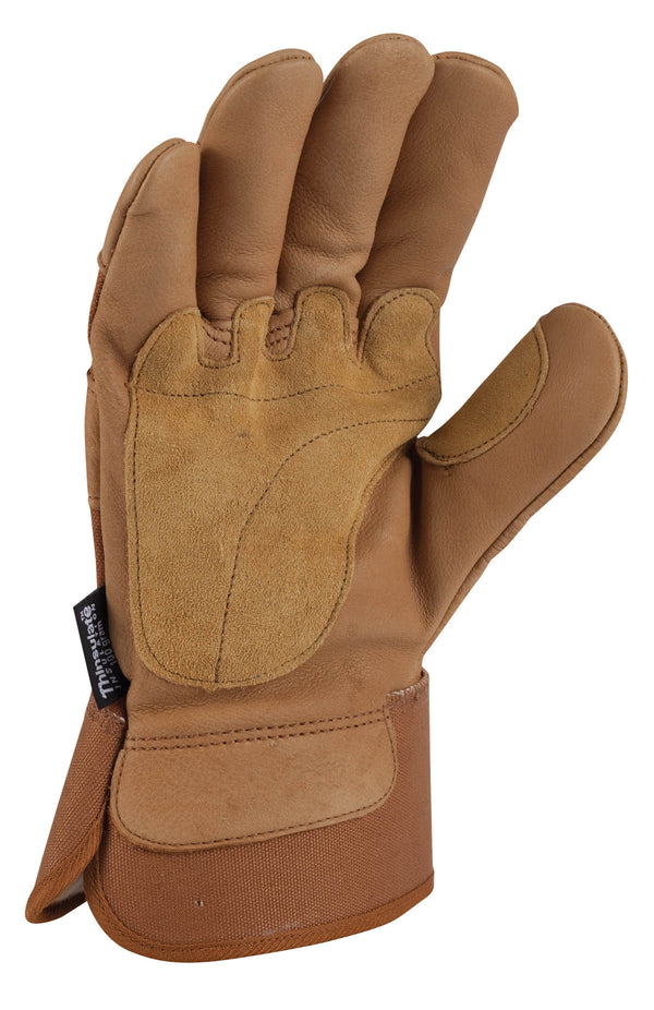 Carhartt Gloves GW0513-M Men's Insulated Duck/Synthetic Leather Safety Cuff Glove