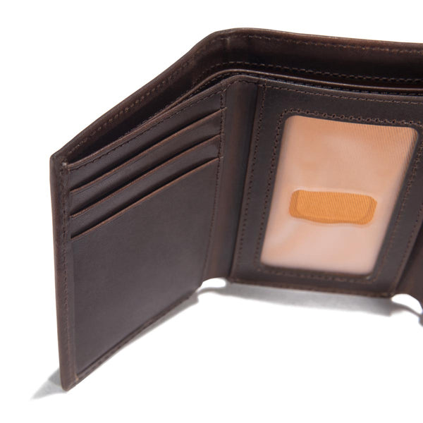 Carhartt Belts, Suspenders and Wallets B0000219 Oil Tan Leather Trifold Wallet