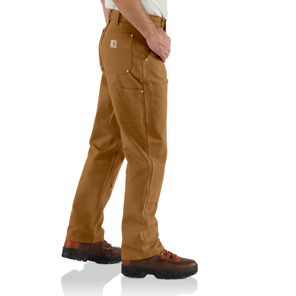 Carhartt B01-BRN Men's Loose Fit Firm Duck Double-Front Utility Work Pant Carhartt Brown - Discontinued Pricing