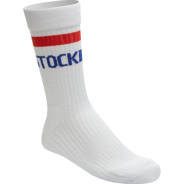 Birkenstock 1026271 Cotton Stripe Sock White