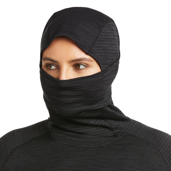 Ariat 10037676 Women's Rebar Gridwork Balaclava Baselayer - Black