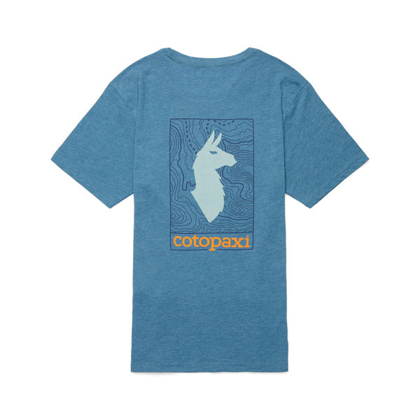 Cotopaxi TS-LMAP-M Men's Llama Map Organic T-Shirt