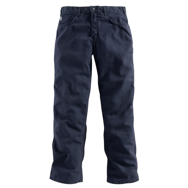 Carhartt FRB159-DNY Men's Flame-Resistant Canvas Pant - Dark Navy