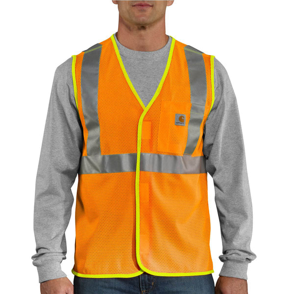 Carhartt 100501-C Men's High-Visibility Class 2 Vest - Discontinued Pricing