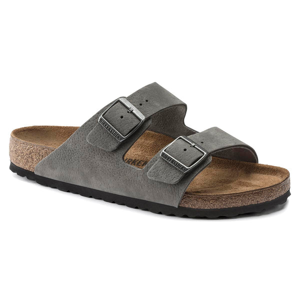 Birkenstock 1020752 Arizona - Desert Buck Whale Gray Nubuck