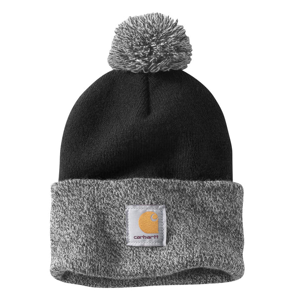 Carhartt 102240-C Knit Pom-Pom Cuffed Beanie - Discontinued Pricing