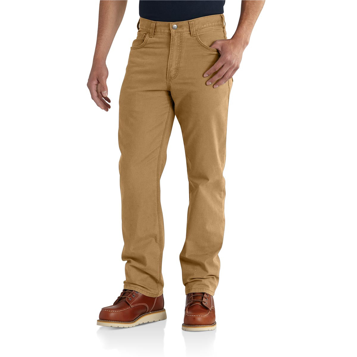 Carhartt-Men's Rugged Flex Relaxed Fit Canvas 5 Pocket Work Pant