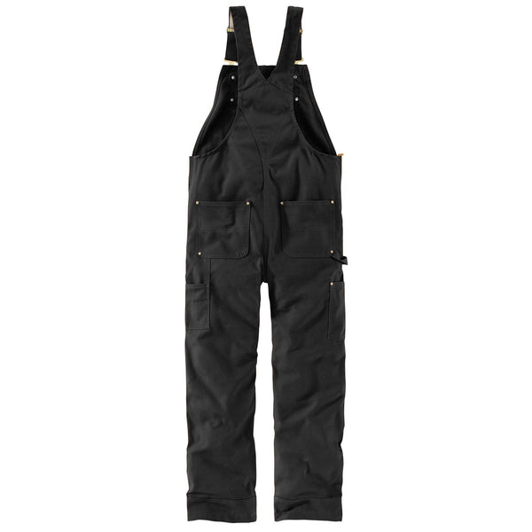 Carhartt 102776-001 Men's Relaxed Fit Duck Bib Overall - Black