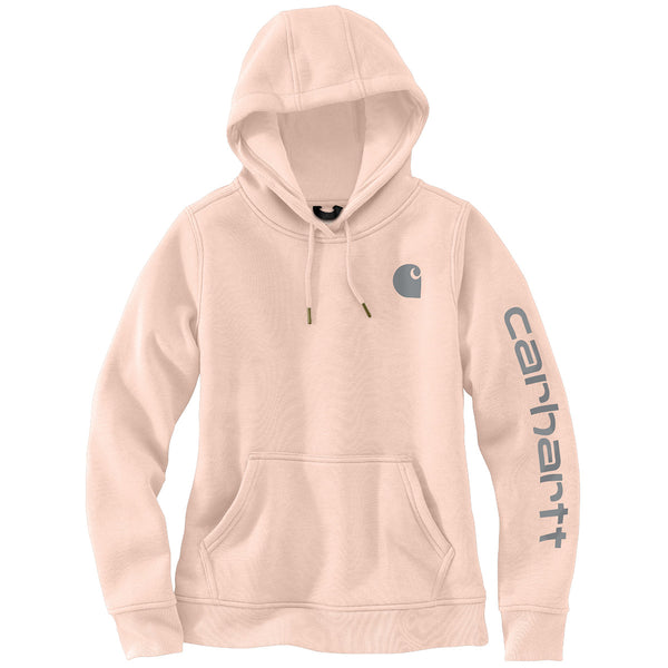 Carhartt 102791-SNSL Women's Relaxed Fit Midweight Logo Sleeve Graphic Sweatshirt - Seasonal Colors