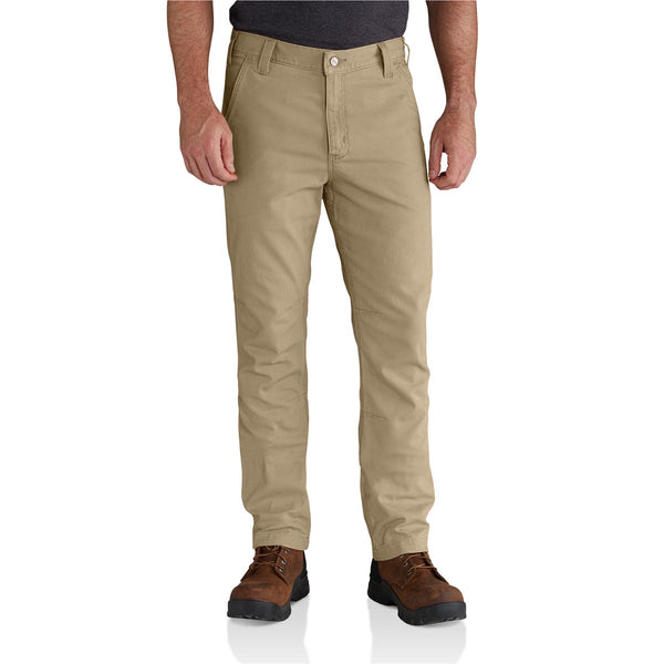 Carhartt 102821-253 Men's Rugged Flex Rigby Straight Fit Pant - Dark Khaki