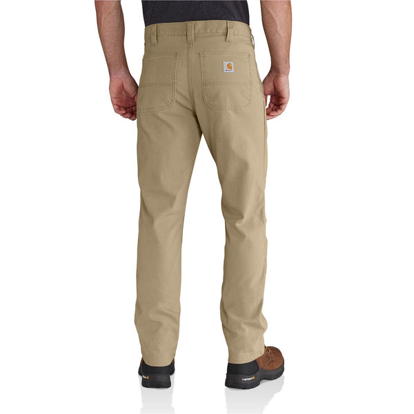 Carhartt 102821-253 Men's Rugged Flex Rigby Straight Fit Pant - Dark Khaki