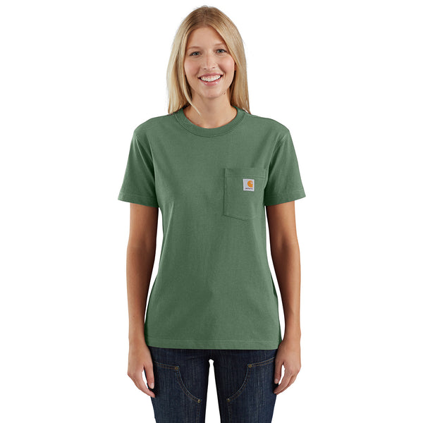 Carhartt 103067-SNSL Women's Loose Fit Heavyweight Short-Sleeve Pocket T-Shirt - Seasonal Colors