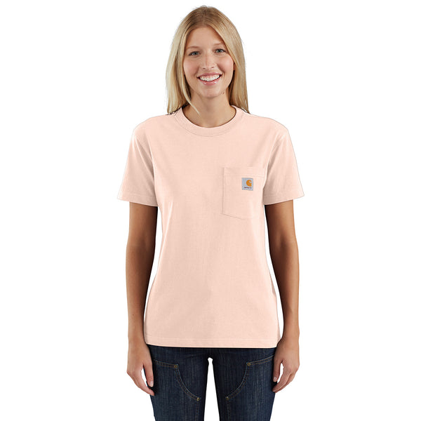 Carhartt 103067-SNSL Women's Loose Fit Heavyweight Short-Sleeve Pocket T-Shirt - Seasonal Colors