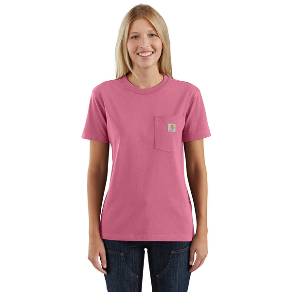 Carhartt 103067-SNSL Women's Loose Fit Heavyweight Short-Sleeve Pocket T-Shirt - Seasonal Colors