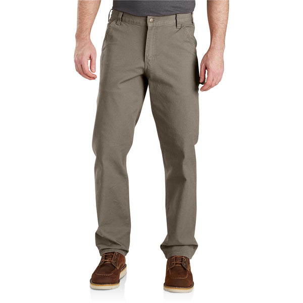 Carhartt 103279-251 Men's Rugged Flex Relaxed Fit Duck Utility Work Pant - Desert